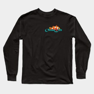 Ocean Life Clown Fish Long Sleeve T-Shirt